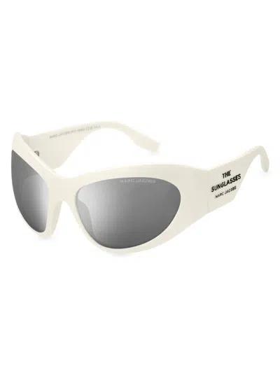 Marc Jacobs Women's The Wrap Sunglasses In White