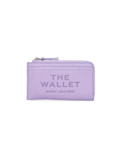 Marc Jacobs Women's Top Zip Leather Multi-wallet In Purple