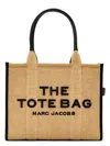 Marc Jacobs Tote The Large Natural Raffia Letters Black In Natural