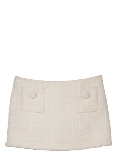 MARC JACOBS WOMEN'S TWEED MINI SKIRT