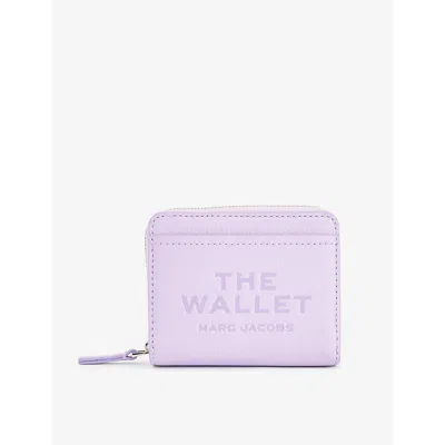 Marc Jacobs Womens Wisteria The Mini Compact Leather Wallet In Pink