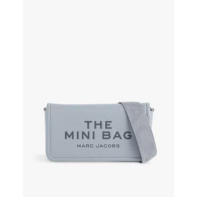 Marc Jacobs Womens Wolf Grey The Mini Leather Cross Body Bag