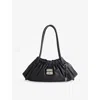 Marc Jacobs The Cristina Small Satchel Leather Cross-body Bag In Black