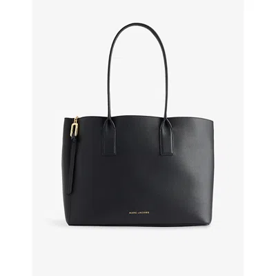 Marc Jacobs Womens Black Pop J Work Leather Tote Bag
