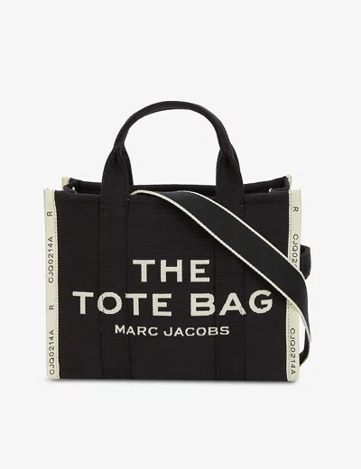 MARC JACOBS WOMENS BLACK THE JACQUARD MEDIUM TOTE BAG,51614240