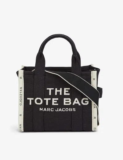 Marc Jacobs Womens Black The Jacquard Small Tote Bag
