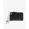 Marc Jacobs Compact Coin Purse With Charm Accents In Black