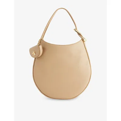 Marc Jacobs Womens Camel Large Crescent Leather Tote Bag In Brown