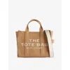 Marc Jacobs Womens The Jacquard Woven Medium Tote Bag Camel In Brown