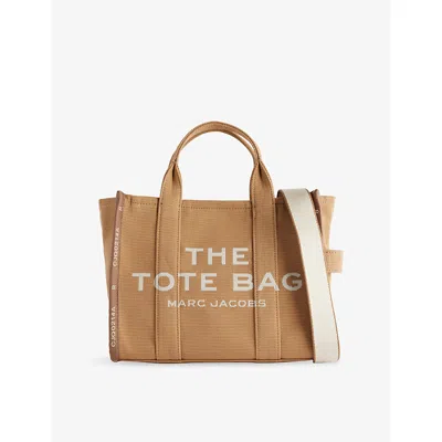 Marc Jacobs Womens The Jacquard Woven Medium Tote Bag Camel In Brown