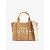 Marc Jacobs Womens Camel The Jacquard Woven Small Tote Bag In Brown