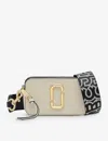 Marc Jacobs The Snapshot Cloud White Multi Leather Camera Bag In White