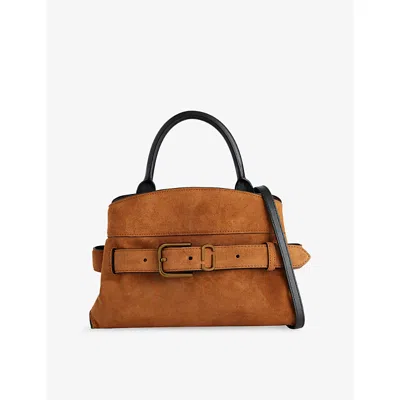 Marc Jacobs Womens Copper Dakota Suede Tote Bag In Brown