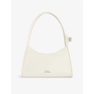 Marc Jacobs Womens Cotton White Claw Clip Leather Shoulder  Bag