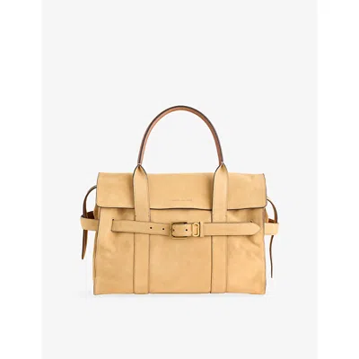 Marc Jacobs Womens Dakota Suede Tote Bag Sahara