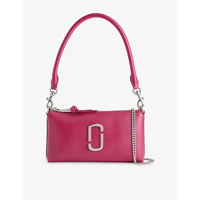Marc Jacobs Womens Lipgloss Pink The Snapshot Convertible Leather Shoulder Bag
