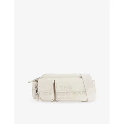 Marc Jacobs Womens Cotton/silver The Cargo Leather Shoulder Bag