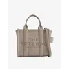 Marc Jacobs Womens Cement The Mini Leather Crossbody Tote Bag In Gray