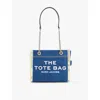 Marc Jacobs The Denim Chain Small Tote Bag In Dark Wash