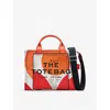Marc Jacobs Womens Orange Multi  X David Shrigley The Medium Canvas Tote Bag In Multi