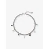 Marc Jacobs X Derrick Adams The Dice Charm Necklace In Silver