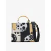 Marc Jacobs Womens White Multi  X Derrick Adams The Medium Canvas Tote Bag In Multi