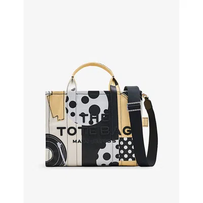 Marc Jacobs Womens White Multi  X Derrick Adams The Medium Canvas Tote Bag