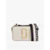 Marc Jacobs Womens The Snapshot Leather Cross-body Bag New Cloud In White