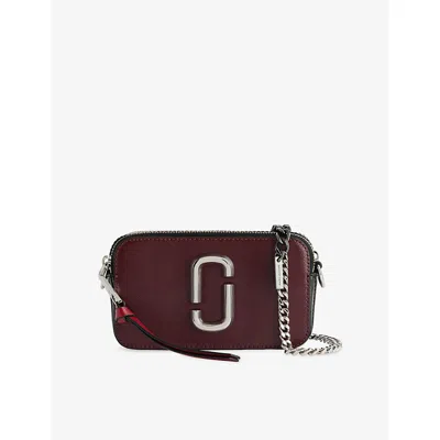 Marc Jacobs Womens Oxblood Snapshot Interchangeable-strap Leather Shoulder Bag In Burgundy