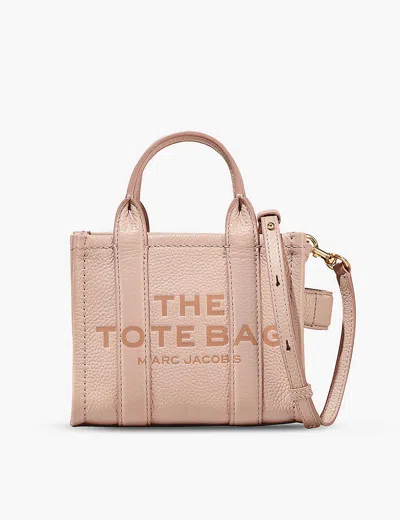 Marc Jacobs Womens Rose The Leather Mini Tote Bag