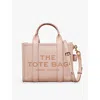 Marc Jacobs Womens Rose The Leather Small Tote Bag In Rose