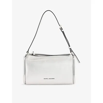 Marc Jacobs Womens Scene Small Leather Shoulder Bag Silver