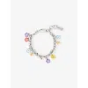 Marc Jacobs Womens Daisy Brass Bracelet Silver Multi