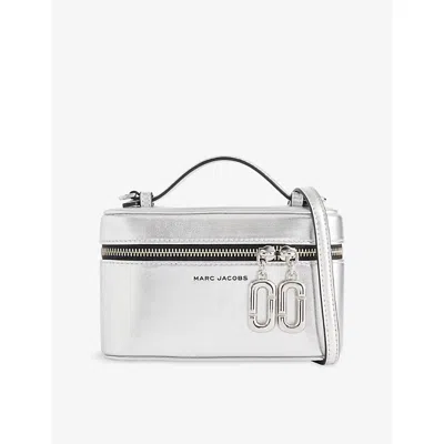 Marc Jacobs Womens Silver Scene Vanity Leather Top-handle Bag In White