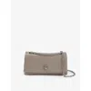 Marc Jacobs Womens The Dual Leather Wallet On Chain Cement