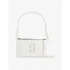 Marc Jacobs Womens White The Snapshot Dtm Convertible Leather Shoulder Bag