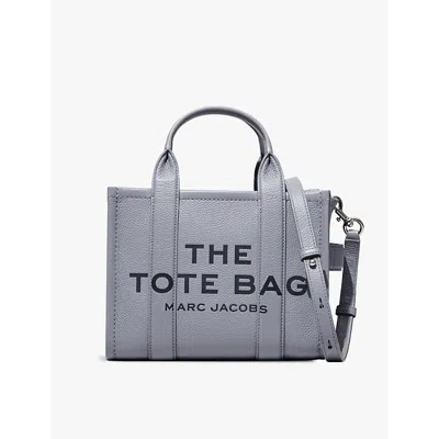 MARC JACOBS WOMENS WOLF GREY THE LEATHER SMALL TOTE BAG,62390737