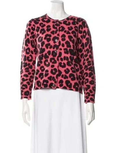 Pre-owned Marc Jacobs Wool Animal Print Sweater In Multi