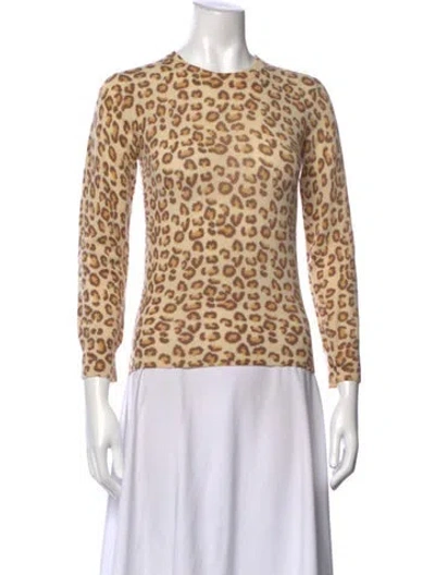 Pre-owned Marc Jacobs Wool Animal Print Sweater In Multi