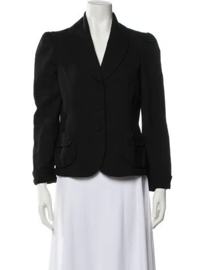 Pre-owned Marc Jacobs Wool Blazer In Black