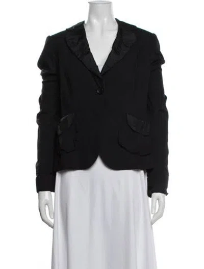 Pre-owned Marc Jacobs Wool Blazer In Black