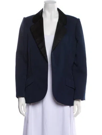 Pre-owned Marc Jacobs Wool Blazer In Blue