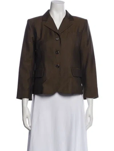 Pre-owned Marc Jacobs Wool Blazer In Brown