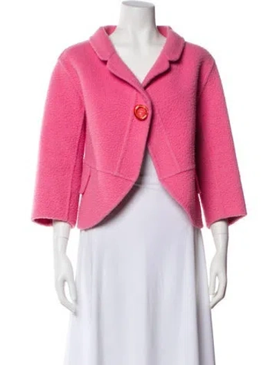 Pre-owned Marc Jacobs Wool Bolero In Pink