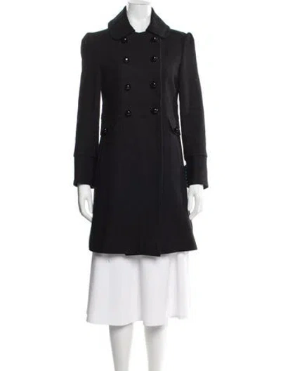 Pre-owned Marc Jacobs Wool Coat In Black