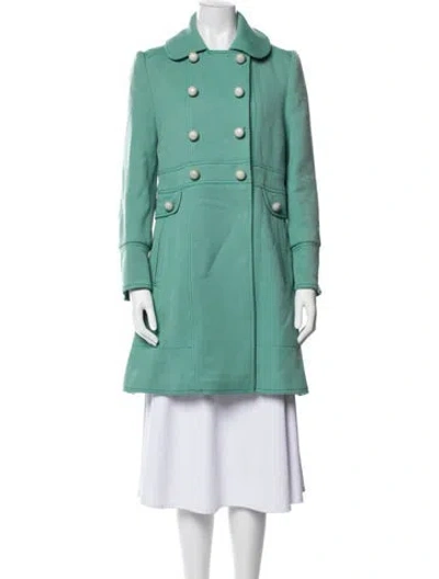 Pre-owned Marc Jacobs Wool Coat In Green