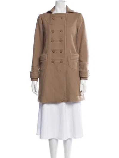 Pre-owned Marc Jacobs Wool Coat In Neutral