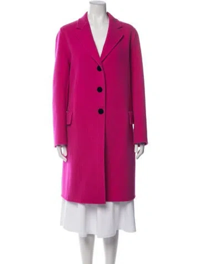 Pre-owned Marc Jacobs Wool Coat In Pink