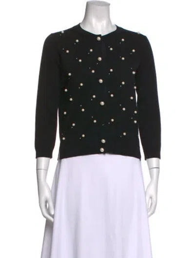 Pre-owned Marc Jacobs Wool Crew Neck Sweater In Black