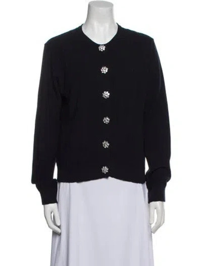 Pre-owned Marc Jacobs Wool Crew Neck Sweater In Blue